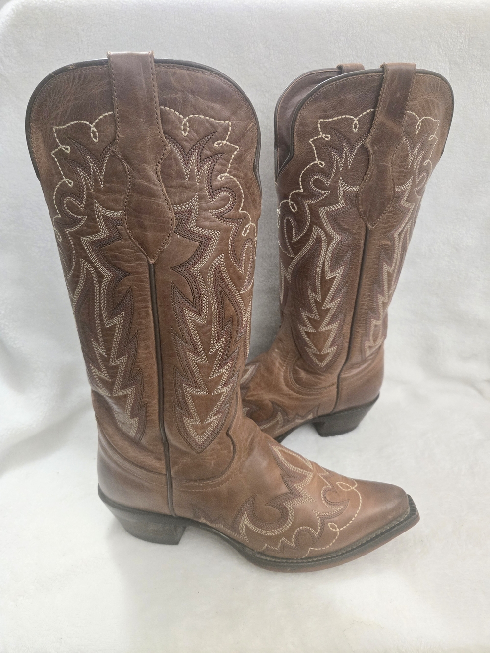 JustinWomen's Elina Western Boots - Oak Barrel 4348  Size 6.5